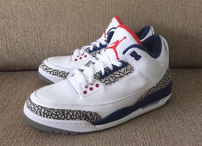 854262-106,AJ3,Air Jordan 3 854262-106AJ3 100% OG 元年！Air Jordan 3 “True Blue” 完美复刻！