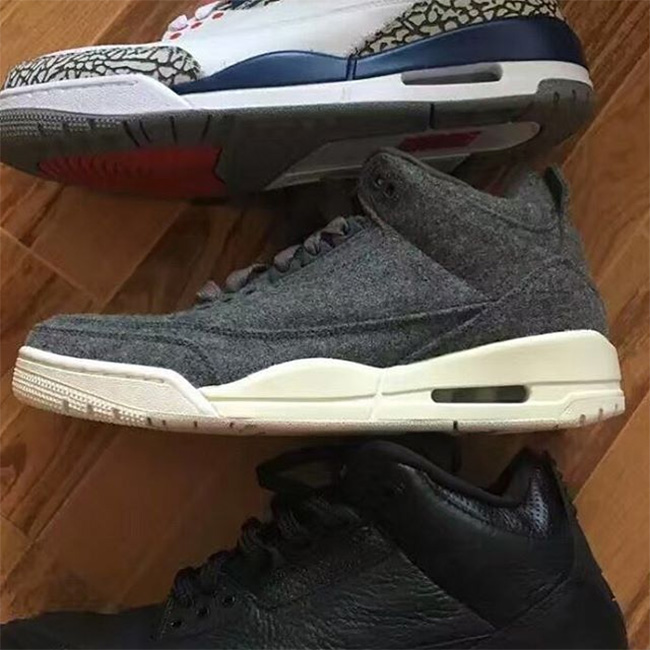 854263-004,AJ3,Air Jordan 3 854263-004AJ3 Air Jordan 3 “Wool” 羊毛材质版本首次曝光！