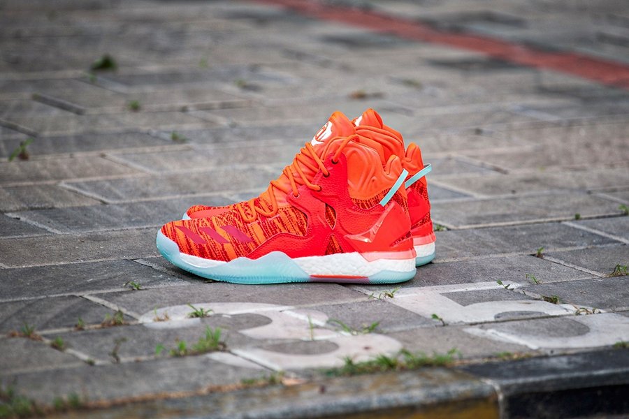D Rose 7,adidas,罗斯7代 罗斯7代 全新玫瑰战机！adidas D Rose 7 “Solar Red” 实物近赏