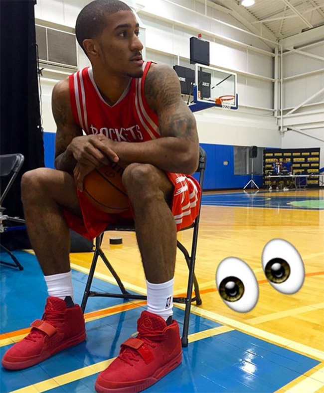 Air Yeezy 2,Nike  詹姆斯上脚 Nike Air Yeezy 2 “Red October”