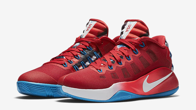 876499-699,Hyperdunk 2016,HD20 876499-699 全新美队 Nike Hyperdunk 2016 Low LMTD “USA” 即将发售