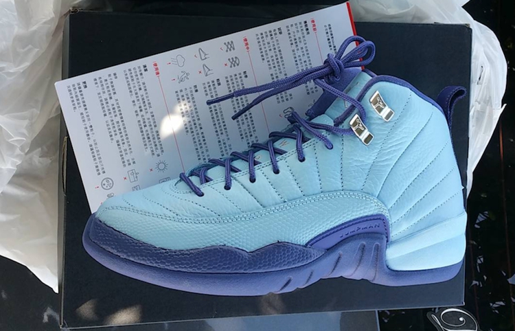 AJ12,Air Jordan  女生专属，Air Jordan 12 GS “Dark Purple Dust” 谍照曝光