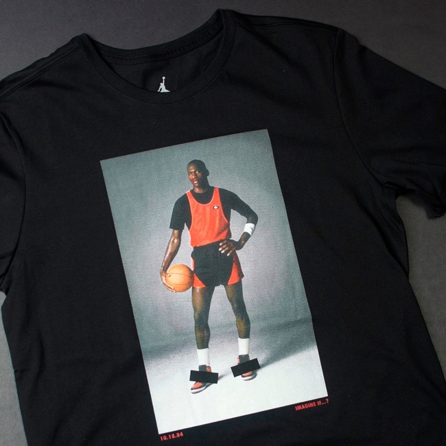 Jordan Banned Tee,AJ1 Bred  为黑红 AJ1 打前阵！Jordan Banned Tee 细节近赏！