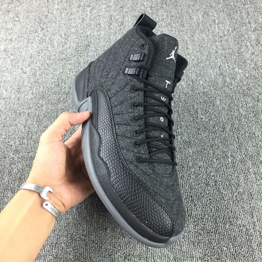 AJ12.Air Jordan 12,852627-003  羊毛新装扮，Air Jordan 12 “Wool” 全新实物图曝光