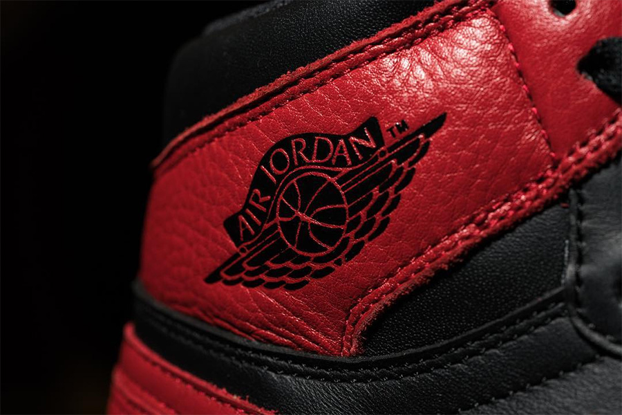 555088-001,AJ1,Air Jordan 1,AJ 555088-001AJ1 颇具魔力！全新黑红 Air Jordan 1 Bred 实物新图