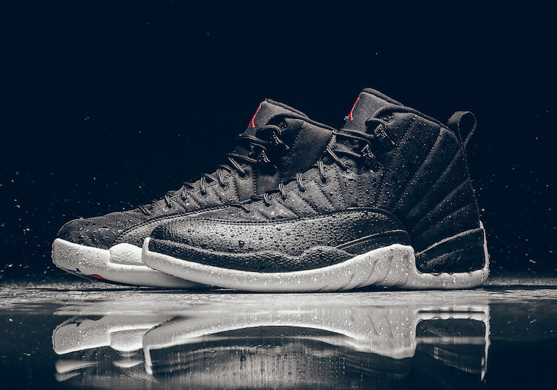130690-004,AJ12,Air Jordan 12 130690-004AJ12 雨鞋新选择？防水尼龙 Air Jordan 12 “Black Nylon” 本周六发售