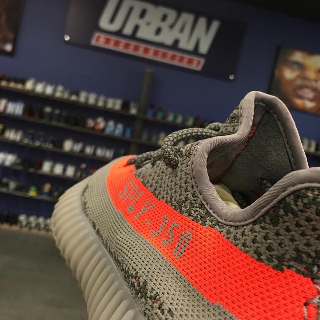 BB1826,Yeezy 350 Boost,Yeezy B BB1826 亮骚橙！Yeezy 350 Boost V2 “Stealth Grey” 清晰实物新图