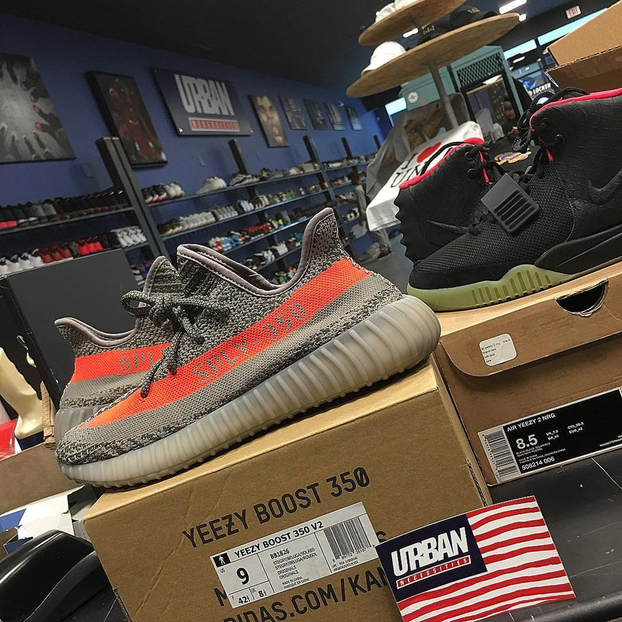 BB1826,Yeezy 350 Boost,Yeezy B BB1826 亮骚橙！Yeezy 350 Boost V2 “Stealth Grey” 清晰实物新图