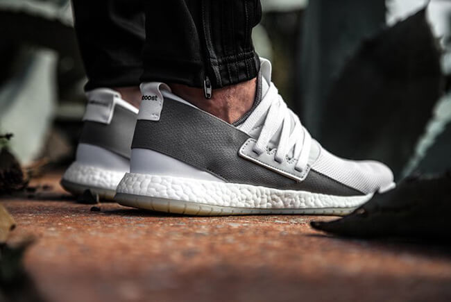 adidas,Pure Boost Raw,Boost  彰显英伦风格！adidas Pure Boost Raw  “White and Grey”