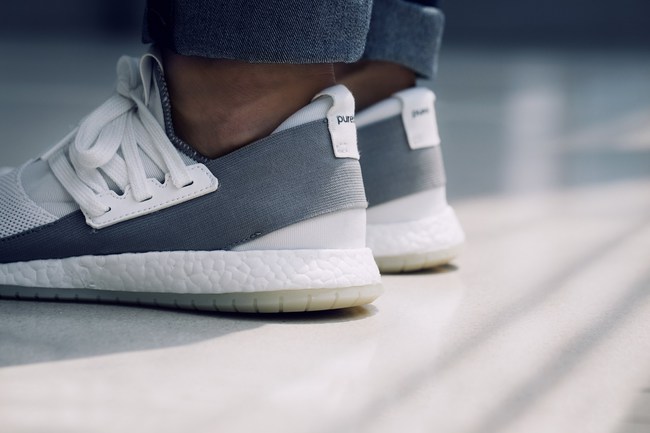 adidas,Pure Boost Raw,Boost  彰显英伦风格！adidas Pure Boost Raw  “White and Grey”