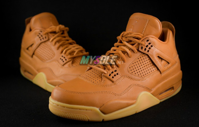 AJ4,Air Jordan 4,819139-205  皮质小麦！ Air Jordan 4 Premium “Wheat” 清新近赏