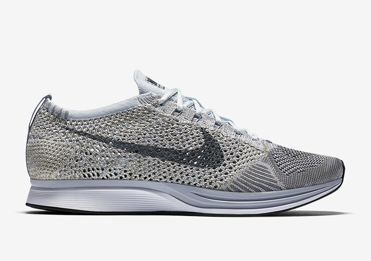 Nike,Flyknit Racer  铂金雪花！Nike Flyknit Racer “Pure Platinum” 华贵登场