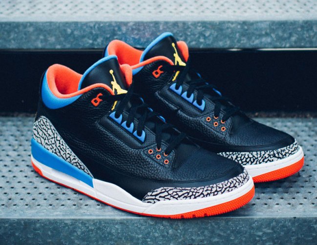 AJ3,Air Jordan 3 AJ3 威少专属 Air Jordan 3 “OKC” PE 实物近赏