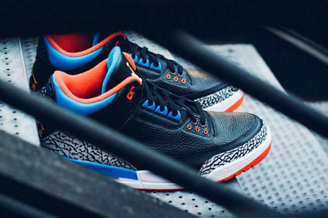 AJ3,Air Jordan 3 AJ3 威少专属 Air Jordan 3 “OKC” PE 实物近赏