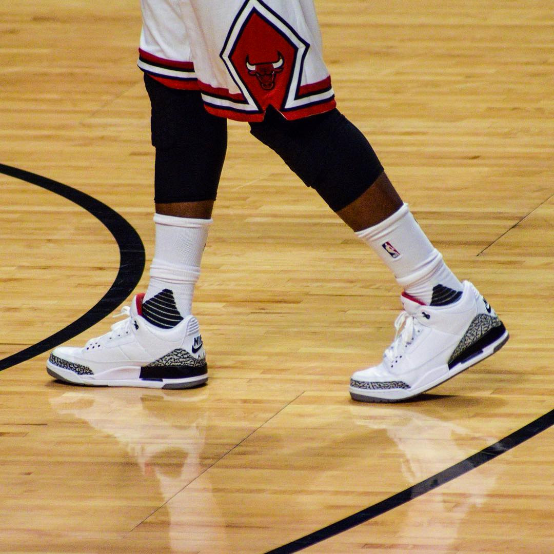 AJ3,Air Jordan 3 AJ3白水泥 Jimmy Butler 上脚白水泥 Air Jordan 3 “White Cement”