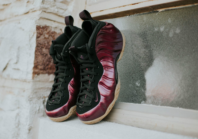 Nike,Nike Air Foamposite One,3  魔力枣红，Nike Air Foamposite One “Maroon” 本月发售