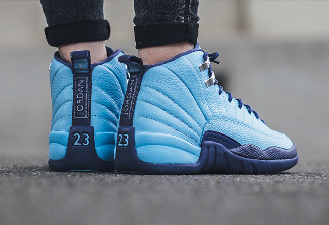 510815-418,AJ12,Air Jordan 12 510815-418AJ12 今日发售！Air Jordan 12 GS “Purple Dust” 上脚实拍