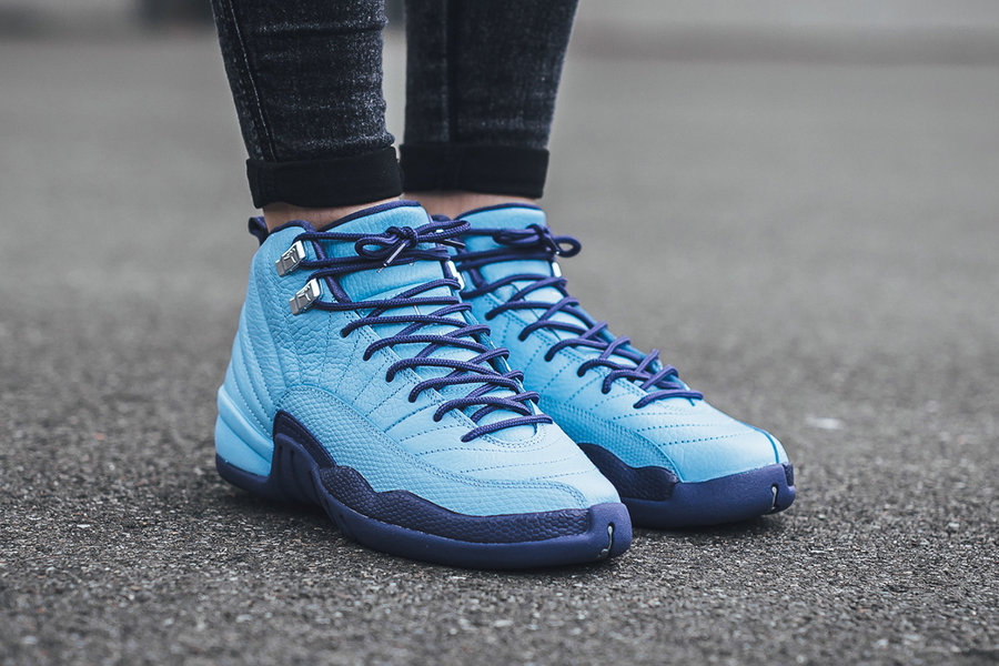 510815-418,AJ12,Air Jordan 12 510815-418AJ12 今日发售！Air Jordan 12 GS “Purple Dust” 上脚实拍