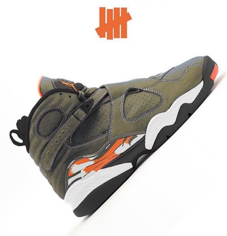 AJ8,Air Jordan 8,305381-305  UNDFTD 配色！Air Jordan 8 “Undefeated” 发售日期确定