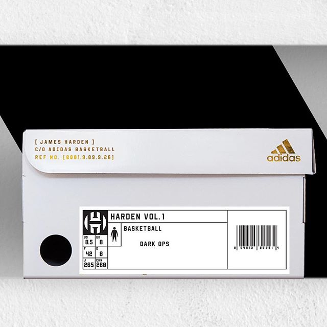 adidas,Harden Vol.1  大胡子一代战靴！官方发布 adidas Harden Vol.1 鞋盒