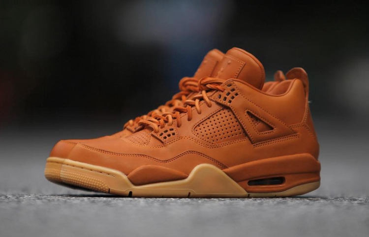 AJ4,Air Jordan 4,819139-205  工装风范！Air Jordan 4 Premium “Wheat” 美图近览