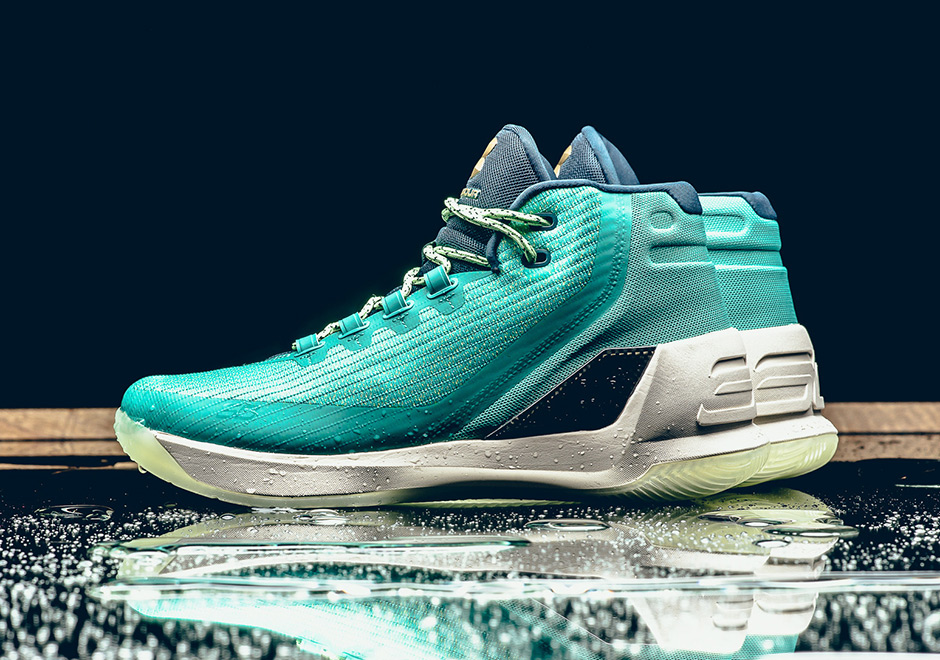 UA,Under Armour 3,1269279-370  萌神最爱水元素！Under Armour Curry 3 “Reign Water”本周发售