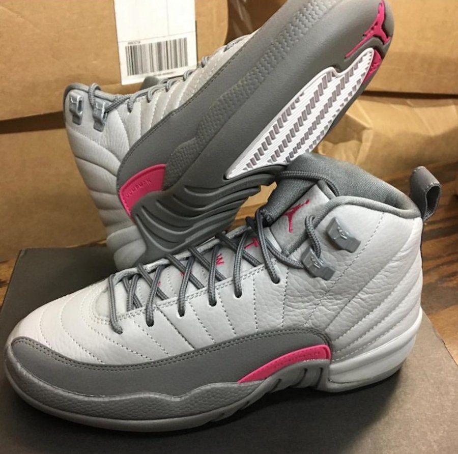 AJ12,Air Jordan 12,510815-029  冷艳女生福利！Air Jordan 12 GS “Vivid Pink” 即将发售