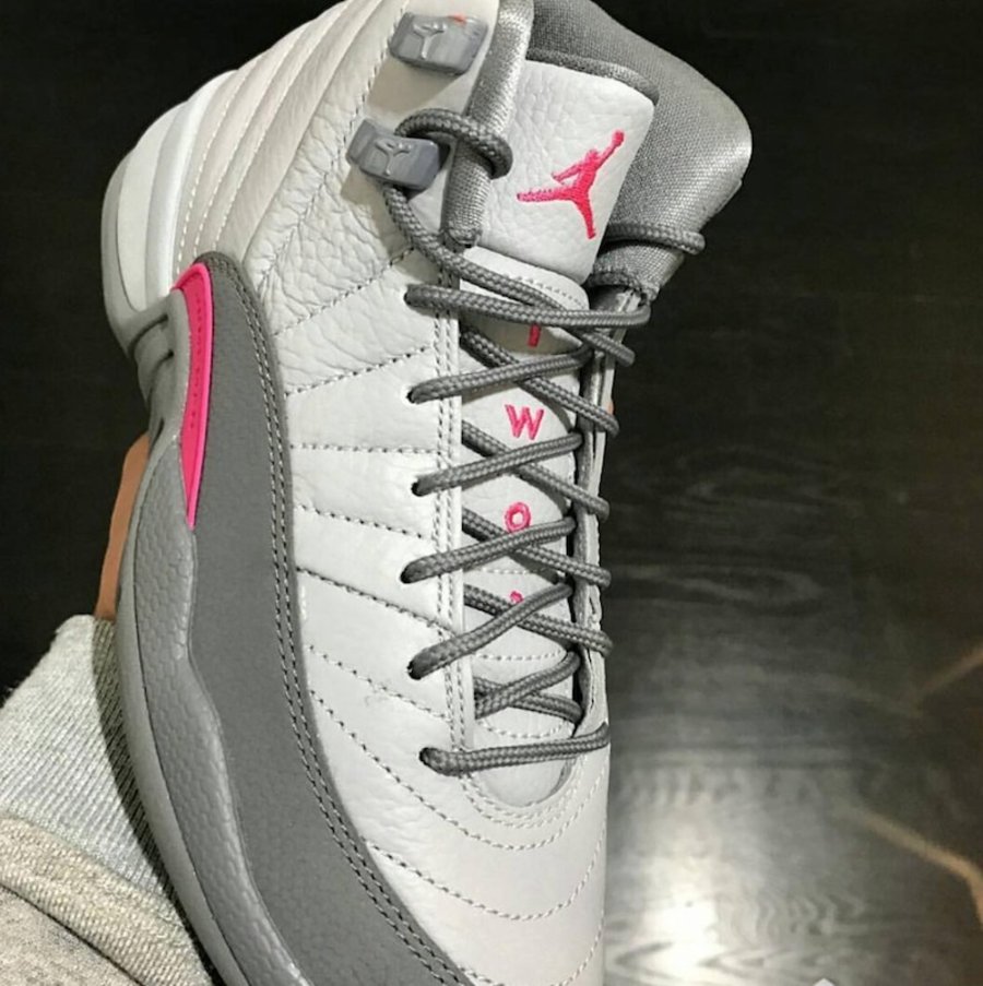 AJ12,Air Jordan 12,510815-029  冷艳女生福利！Air Jordan 12 GS “Vivid Pink” 即将发售