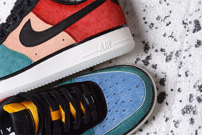 AF1,Air Force 1,Nike  彩色马鬃毛！这是史上最亮骚 Nike Air Force 1？