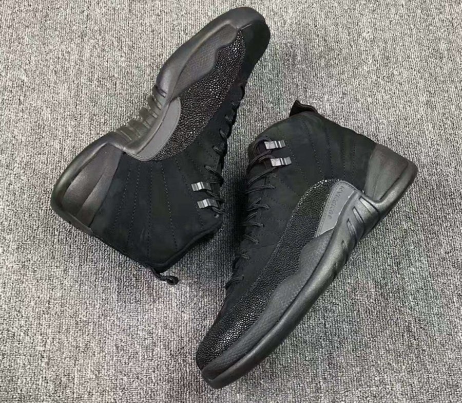Air Jordan 12,AJ12,873864-032  黑色猫头鹰来袭！Air Jordan 12 OVO “Black” 发售日期确定