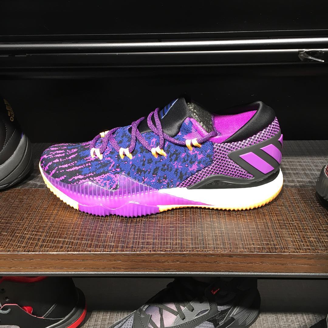 adidas,Crazylight Boost 2016  杨少侠的全新 PE！Crazylight Boost 2016 湖人配色