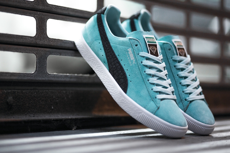 PUMA,Diamond Supply Co.,Clyde  又见 Tiffany 蓝！Diamond x PUMA Clyde 即将上市