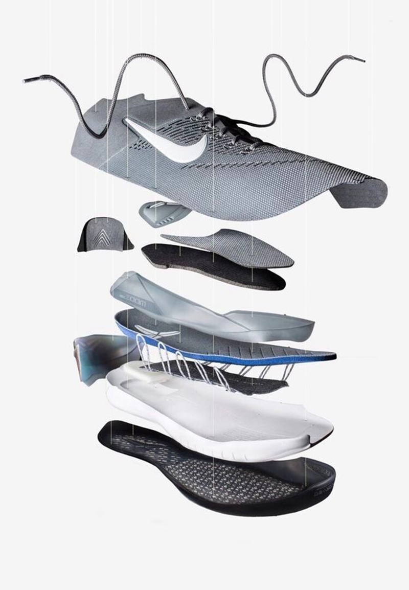 Nike,Kobe A.D.  内部构造！Nike Kobe A.D. 分解图展示