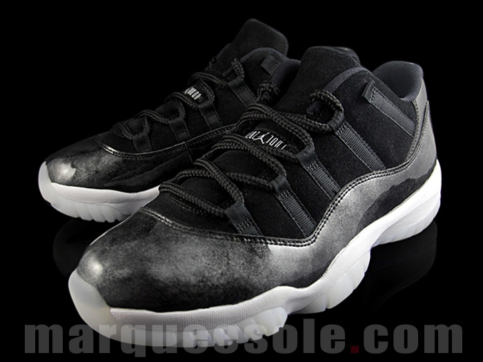 528895-010,AJ11,Air Jordan 11 528895-010AJ11 大魔王同款，Air Jordan 11 Low “Barons” 清晰实物近赏