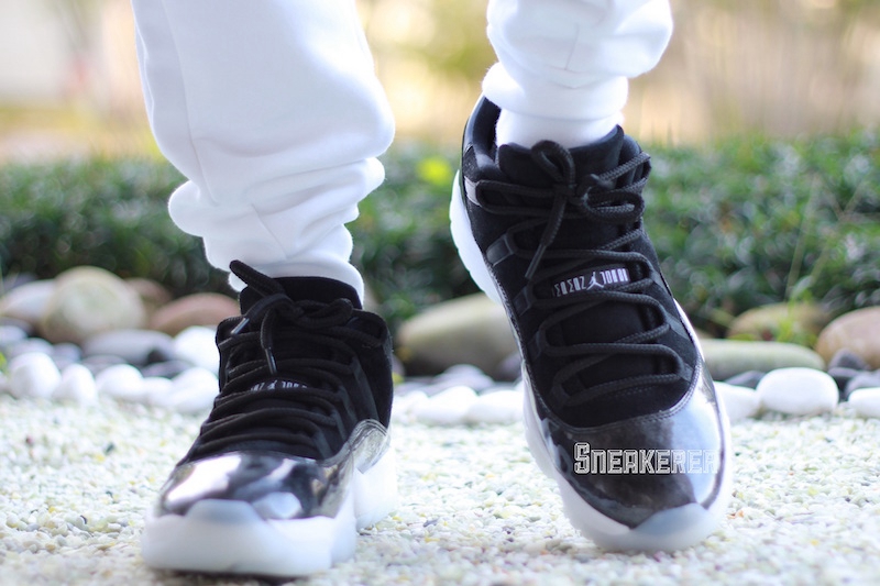 AJ11,Air Jordan 11 Low,528895-  低帮伯爵上脚！Air Jordan 11 Low “Barons” 明年 4 月上市