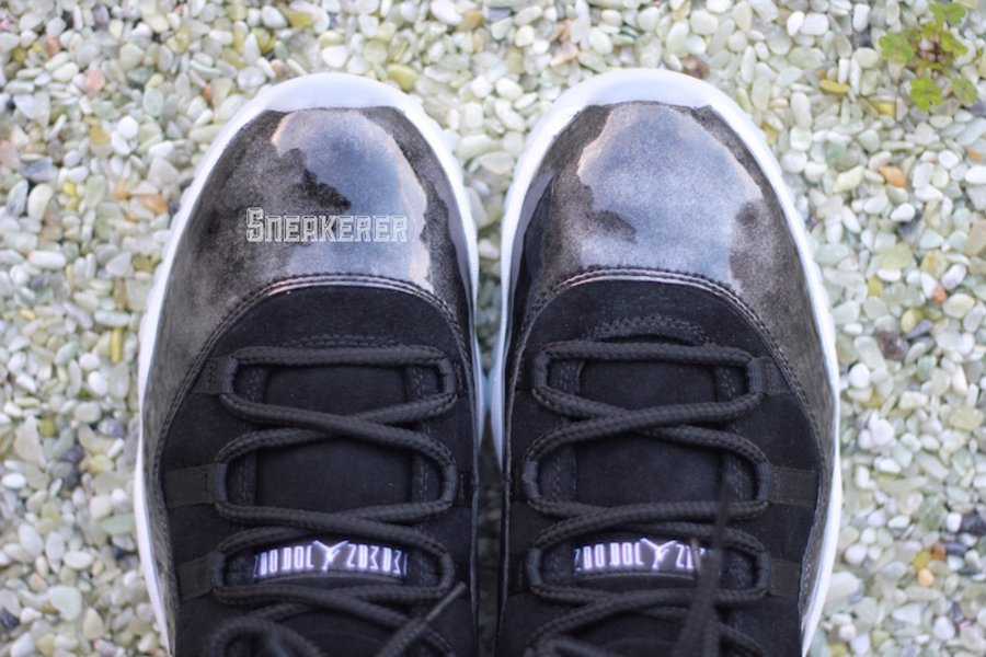 AJ11,Air Jordan 11 Low,528895-  低帮伯爵上脚！Air Jordan 11 Low “Barons” 明年 4 月上市