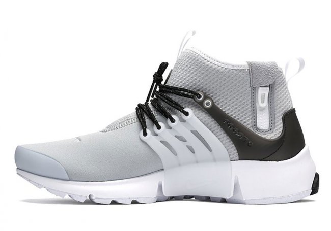 Air Presto,Nike  首个浅色系，Nike Air Presto Mid Utility “Wolf Grey” 即将发售