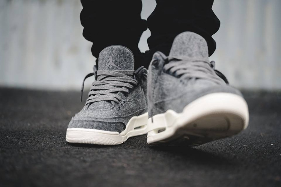 854263-004,AJ3,Air Jordan 3 854263-004AJ3 时尚新装，Air Jordan 3 “Wool” 上脚实拍