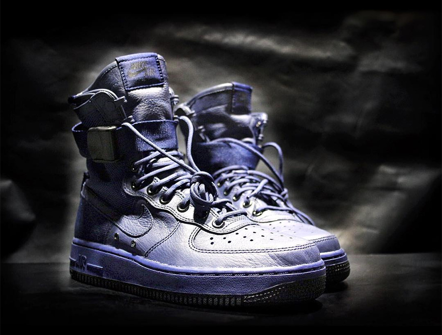 SFAF1,AF1,857872-400 857872-400 新配色 Nike WMNS SF-AF1 “Binary Blue” 首次曝光实物！