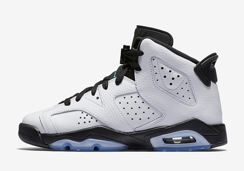 Air Jordan 6,AJ6,384665-122  激似摩托配色！黑白 Air Jordan 6 GS 明年春季发售