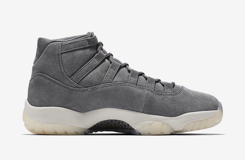 AJ11,Air Jordan 11,914433-003   本周发售！Air Jordan 11 “Grey Suede” 官图释出