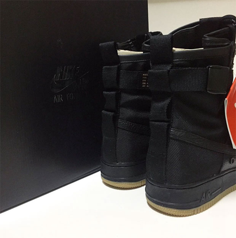 AF1,SFAF1,864024-001  军事黑魂！Nike SF-AF 1 “Black/Gum” 释出