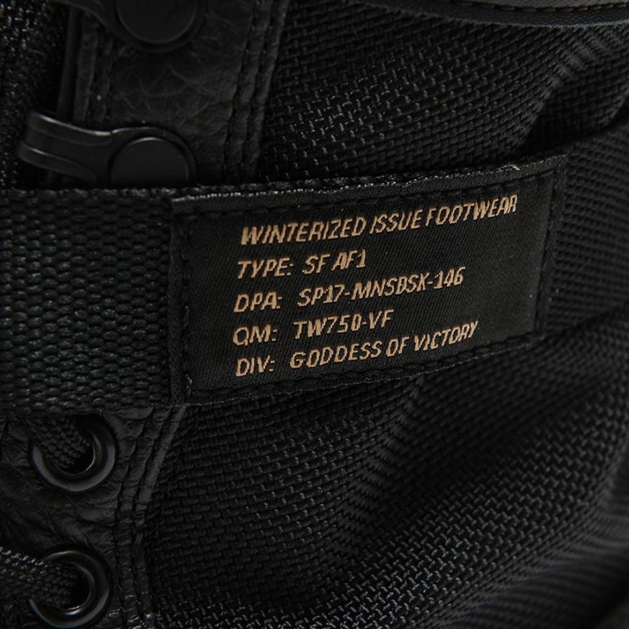 Nike,SF-AF 1,864024-001  暗黑+军事！这双 SF-AF 1 “Black/Gum” 将于下周登场