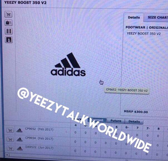 CP9654,Yeezy 350 Boost V2,Yeez CP9654 你造吗？近期到底曝光了多少款 Yeezy 350 Boost V2？