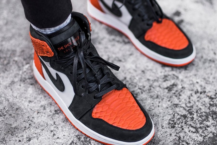 Air Jordan 1,Shattered Backboa  奢华扣碎！Air Jordan 1 High “Shattered Backboard” 定制版本展示