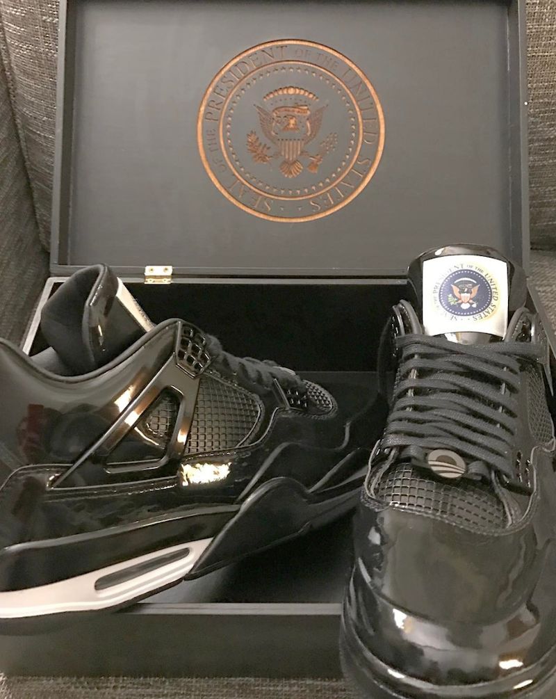 AJ4,Air Jordan 4,11Lab4  仅此一双！Jordan Brand 为奥巴马制作 Air Jordan 4 特别别注版