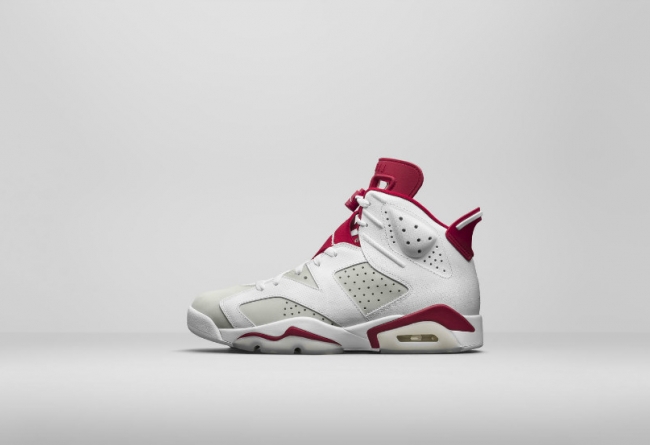 384664-113,AJ6,Air Jordan 6 384664-113AJ6 MJ 乔帮主提前上脚 Air Jordan 6 “Alternate” 白红新配色
