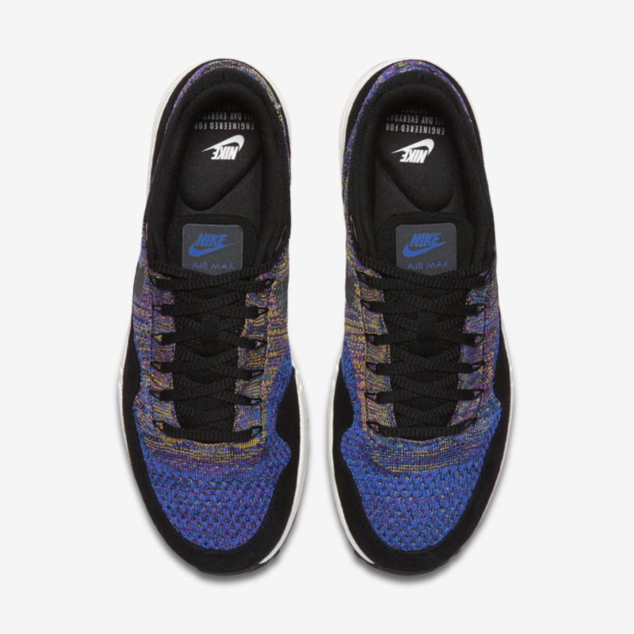 876319-400,Air Max 1,Nike 876319-400 抓紧！彩虹配色 NikeLab Air Max 1 Flyknit 刚上架！
