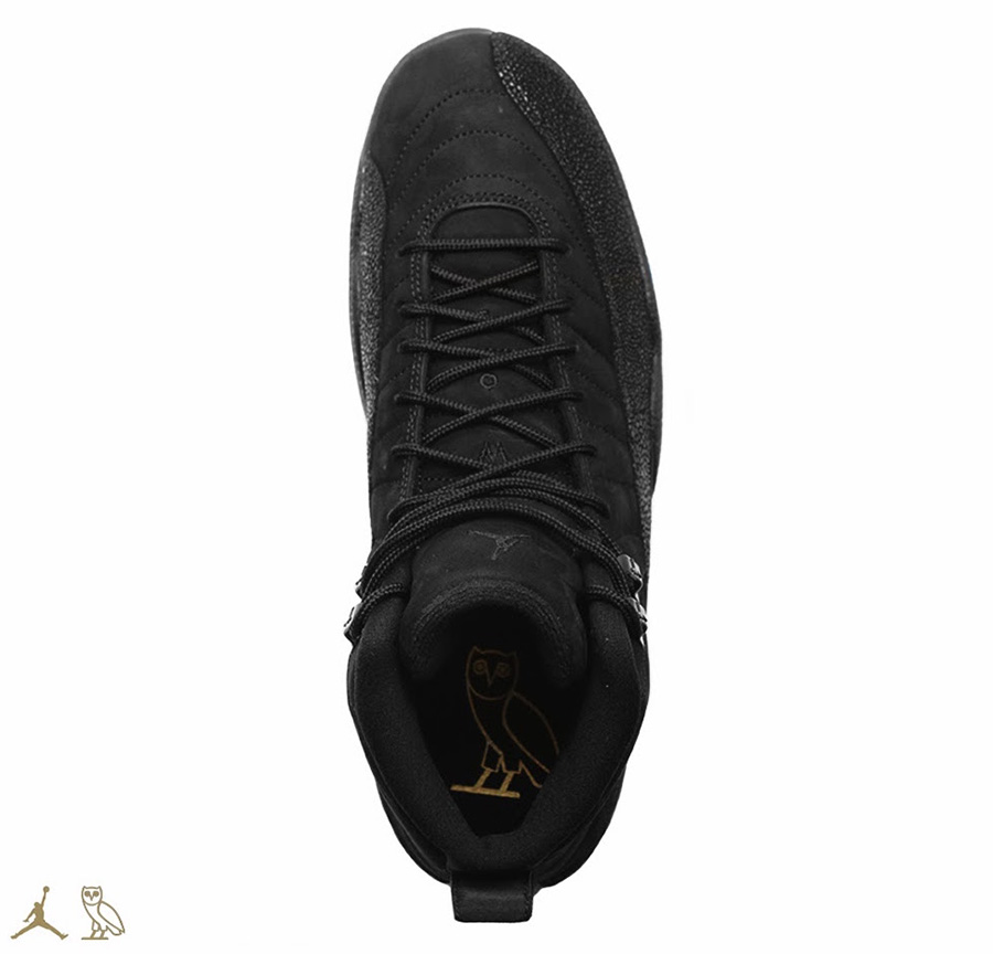 873864-032,AJ12,Air Jordan 12 873864-032AJ12 重量级选手！Air Jordan 12 OVO “Black” 下月中旬发售