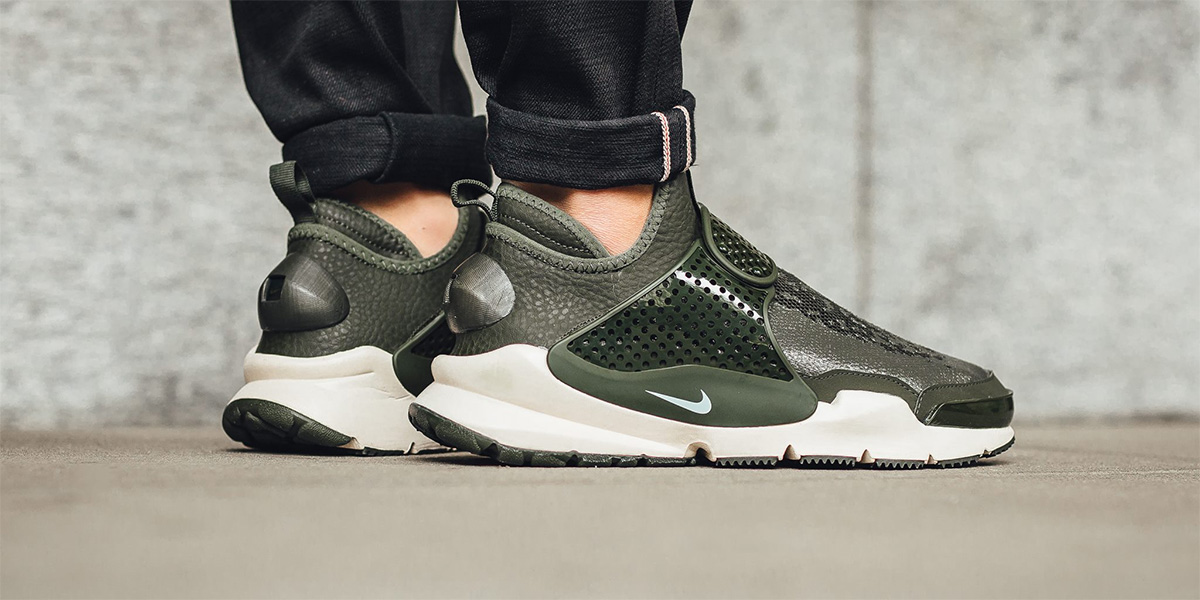 Stone Island,Sock Dart,Nike  体验全新质感！Stone Island x Sock Dart Mid 上脚实拍